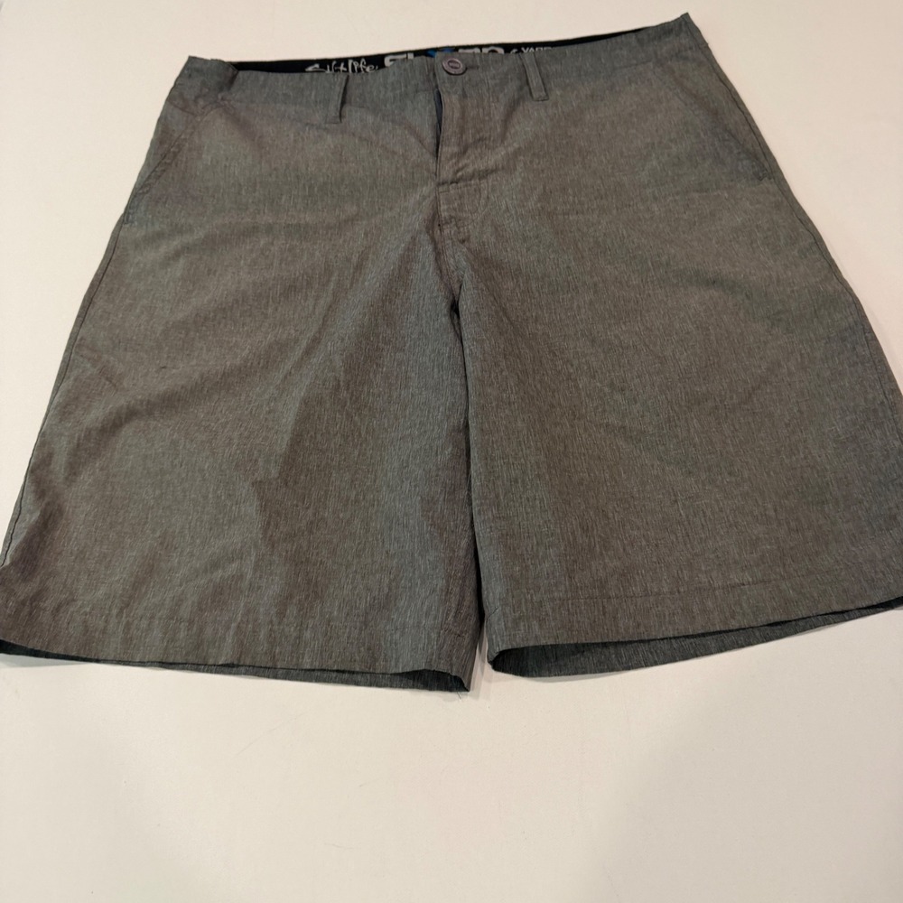 Salt Life SLX-QD Vapor Stretch Gray Hybrid Fishing Shorts Men's 34 Performance